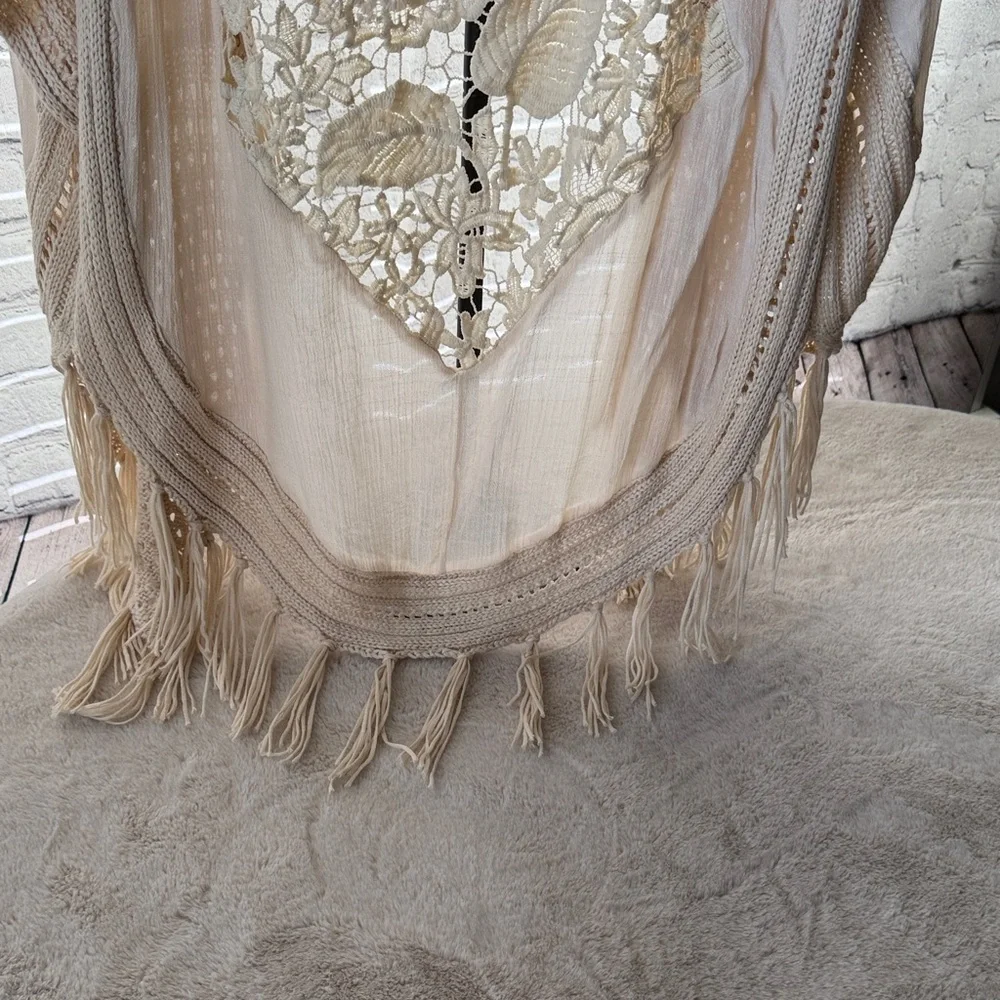 CHIC FRINGE CROCHET DUSTER - Picture 4 of 7